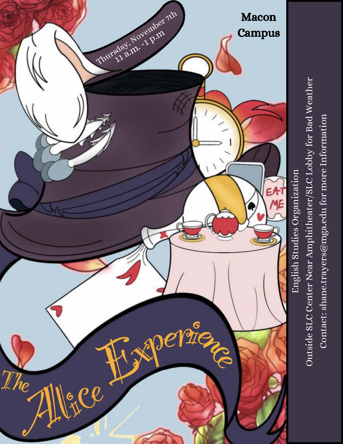 The Alice Experience flyer. 